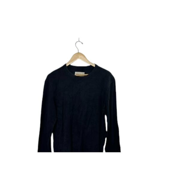 Eddie Bauer Navy Blue Long Sleeve Crewneck Thermal Waffle Shirt Men's Small - Picture 2 of 5